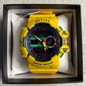 Activa Vord X Invicta Men’s Digital Watch-49mm MOD-ACW8043-005 Yellow(NWT)